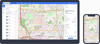 Traceur GPS automobile Tracksolidpro avec carte SIM pour modèles Jimi Lot/Concox - Suivi mondial et carte de recharge
