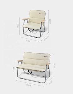 하이 스피드 편안한 캠핑 의자 접이식 야외 150KG 1-2인용 넓은 공간 등받이 캠핑 의자 - Product Image 2