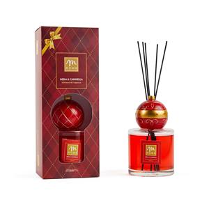 Diffuseur d'essences 500 ml avec bâtonnets en coton à la pomme et à la cannelle ASS. - Product Image 1