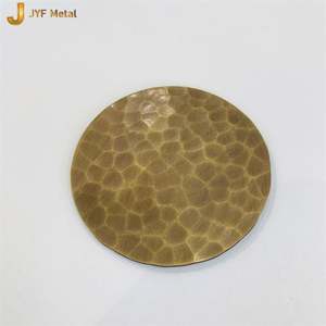 Placa de Acero Inoxidable AISI SS con Recubrimiento de Color PVD, Textura Metálica Martillada, para Doblado, Corte y Soldadura - Product Image 5