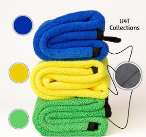Toalla de Microfibra de Coral Súper Absorbente de 30x30cm y 40x40cm, Tejida, para Hogar y Auto, de Secado Rápido, Paño para Lavar el Auto - Product Image 5
