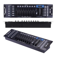 Controlador DMX Profesional Emslaser EMS-192 para Iluminación de Escenarios de Discoteca y Ambiente de DJ con Potencia de 10W y Entrada AC100-240V