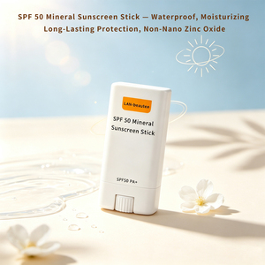 Natural Vegan SPF50 <strong>Moisturiser</strong> Sun Stick UV Protection Lightweight Invisible Portable Waterproof Sweat Resistant - Product Image 3