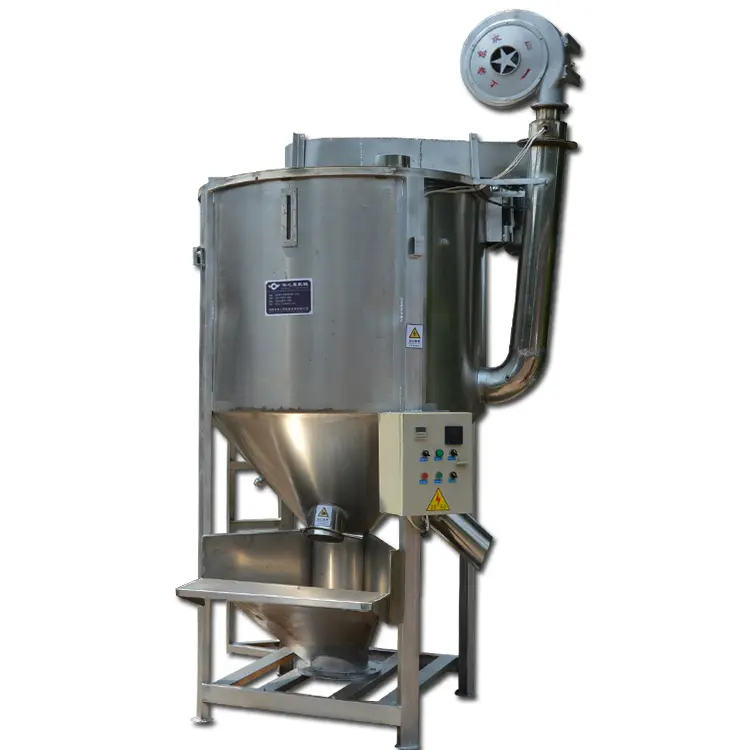 China 1.5T Factory price guaranteed quality dry feed vertical mixer vertical blender plastic granules color mixer