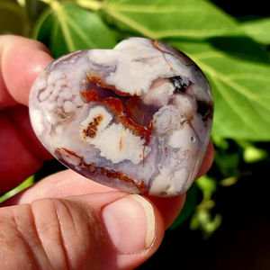 Venta al por Mayor de Piedras de Ágata Azul en Forma de Corazón, Cristal Curativo Natural Pulido para Decoración del Hogar y Regalos Navideños - Product Image 5