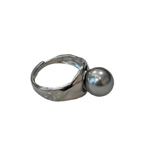 อุปกรณ์ทำเครื่องประดับมุก 10453DIY แหวนเงินแท้ S925 พร้อมฐานตั้งเครื่องประดับเงินทันสมัย สำหรับฝังเพชรทรงกลมขนาด 10-13 มม. - Product Image 5