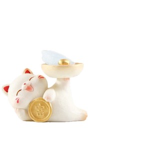 Yu Mo Craft Caja Sorpresa de Cristal Gato de la Suerte, Figura de Resina 5.5x5.5x5cm, Juguete de Anime de Dibujos Animados, Regalo para Niños y Coleccionistas - Product Image 5