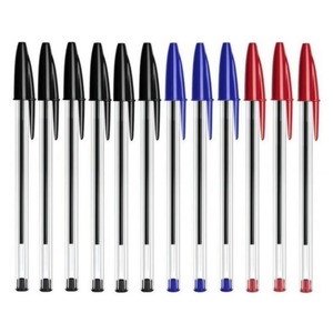 Stylo bille en plastique très demandé avec prise en main confortable pour les étudiants, l'école et l'écriture quotidienne, disponible à la vente - Product Image 1