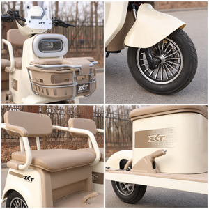 Tricycle électrique ZLT TP2C-E EEC L2e homologué pour la circulation en Allemagne, <span class=keywords><strong>France</strong></span>, <span class=keywords><strong>Espagne</strong></span> et sur le marché européen, facile à immatriculer - Product Image 5
