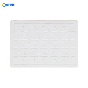Small A5 Size Frame Edge Pearl White Blank Paper <strong>Puzzle</strong> with <strong>Sublimation</strong> - Product Image 5