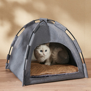 Tienda portátil <span class=keywords><strong>para</strong></span> gatos de poliéster <span class=keywords><strong>para</strong></span> todas las estaciones, nuevo diseño, espaciosa, cómoda, casa <span class=keywords><strong>para</strong></span> gatos, ventilación, características de seguridad, caja de aplicación <span class=keywords><strong>para</strong></span> <span class=keywords><strong>perros</strong></span> - Product Image 2
