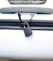 Cadenas à combinaison portable SKG-523 en alliage de zinc, serrure de sécurité à 3 chiffres pour valise de voyage, sac à dos et casier scolaire