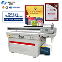 Impresora 3D de Inyección de Tinta Multifuncional Industrial Profesional Comercial LETOP 9060, Plotter a Color, Impresora UV de Cama Plana para Carcasas de Teléfono