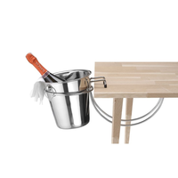 Distributeur de bière et seau à glace en acier inoxydable, moderne, écologique, réutilisable, portable et durable, avec support, couleur personnalisable