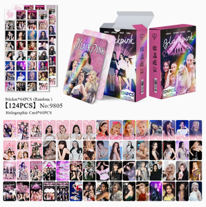 การ์ด KPOP LOMO พิมพ์ลายด้วยเลเซอร์ 124 ชิ้น/กล่อง โฟโต้การ์ดแบล็คพิงค์ การ์ดรูปภาพ BL Lomocard ของที่ระลึกคอนเสิร์ต ของแถมสำหรับแฟนคลับ - Product Image 1