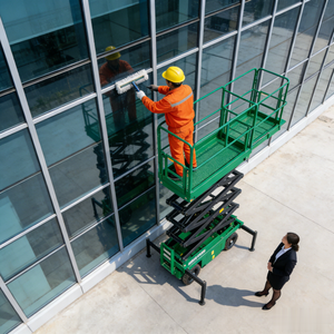 Plataforma Elevadora Eléctrica Móvil de Aluminio de un Solo Mástil para Exteriores de 4m-10m, Elevadores, Elevador Hidráulico, Elevador de Escalera - Product Image 5