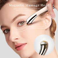 Rouleau de massage facial cryogénique pour la peau, vente chaude, en acier inoxydable, globes de glace métalliques, raffermissant, anti-rides