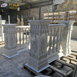 Nuevas Barandas Decorativas de Piedra Mágica GRC, Estilo Europeo, para Villas, Columnas Decorativas para Exteriores XMS - Product Image 2
