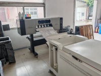 Цифровой принтер DTF формата A1 (650 мм) с 4 печатающими головками и автоматическим шейкером для порошка для печати на ткани