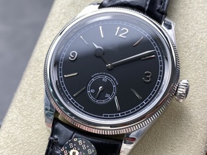 Montre mécanique de luxe de qualité supérieure 40 mm 8+ factory 904 acier ETA 7140 mouvement 52-509 cadran noir or 1908 - Product Image 3