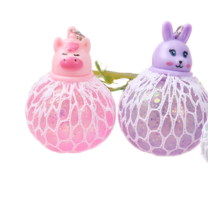 Jincan 2024 Venting Magic Pinch Animal Grape Ball TPR Decompression Vent Toy Burst <b>Bead</b> Venting Decompression Pectin Ball - Product Image 2