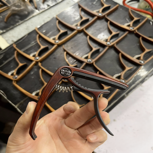 High-Quality Zinc Alloy Metal Guitar Capo Adjustable Parts Tuner Acoustic Guitar Factory CNC Machining Custom Made - Product Image 1