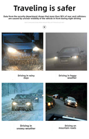 Ampoules LED pour voiture H1 H3 H4 H7 H11 9005 9006, prix d'usine Infitary, puces COB 12V 6500K