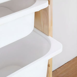 <span class=keywords><strong>Armadi</strong></span> <span class=keywords><strong>Montessori</strong></span> per bambini facile montaggio libreria in legno per lo stoccaggio organizzativo dei bambini - Product Image 4