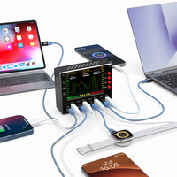 Testeur de charge LCD multi-ports I2C C08 pour la réparation de téléphones mobiles, outils de test de performance de charge de précision, outils d'électricien