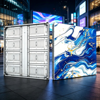 Pantalla LED para Exteriores P3.9 de 1000x1000 mm, Chasis de Aluminio Impermeable, Enfriamiento Rápido, Letrero Publicitario Ultraligero