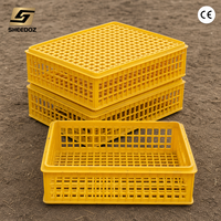 Caisse de transport pour volailles, cage de transport pour poulets, équipement d'expédition pour élevages de poulets de chair, marchés de volailles vivantes et abattoirs