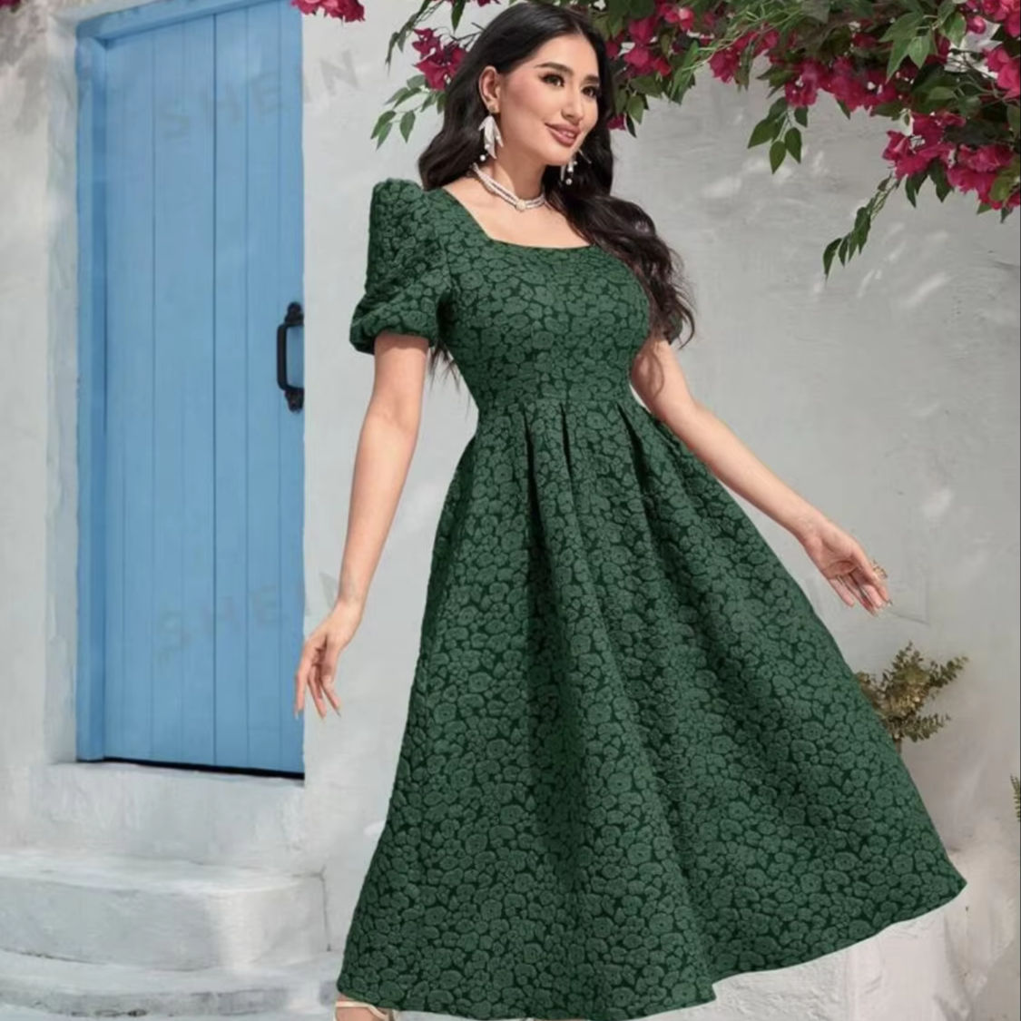 OEM Dress Cambodia Wholesale Women's Garments Fabrics