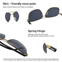 Lunettes de soleil vintage surdimensionnées de luxe pour femmes, lunettes de soleil polarisées UV400 vintage de luxe pour hommes en gros