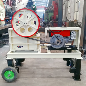 Kleine Steinbruch zerkleinerung anlage Preis Backen brecher mit Motor Tragbarer Mini Diesel 150x250 200x300 250x400 Backen brecher - Product Image 6