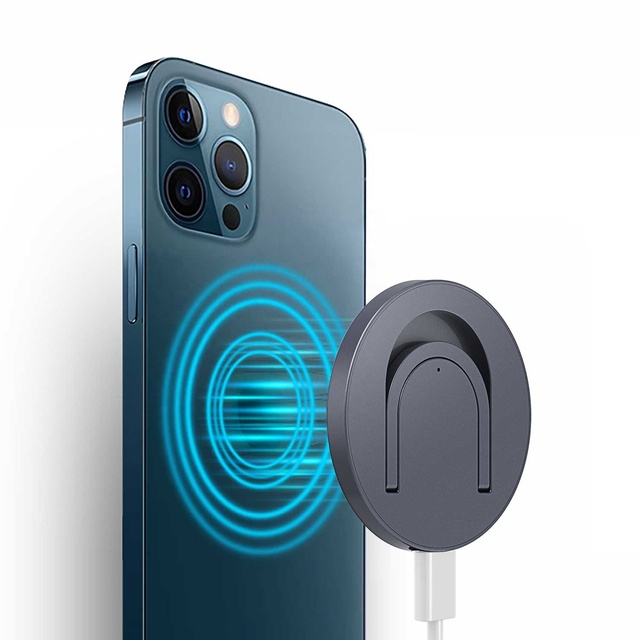 WOWCASE Type C Wireless Charger With Phone Stand Magnetic Wireless Charger for iPhone Samsung Magnet Charging