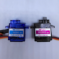 Micro-moteur servo à engrenages métalliques de 9g, 180 degrés, pour voitures RC, robots, modèles d'avions, systèmes radio JR 3 broches, servo pour bras robotique