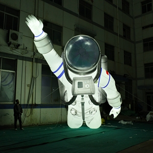 音楽祭会場装飾マスコット大型インフレータブル宇宙飛行士、LEDライト付きインフレータブル宇宙飛行士バルーン - Product Image 6