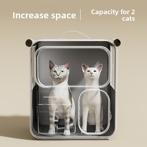 Transportín para Perros y Gatos, de Gran Capacidad, con Ruedas, Multifuncional, Mochila <span class=keywords><strong>Transparente</strong></span>, <span class=keywords><strong>Maleta</strong></span>, 7 kg - Product Image 2