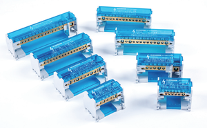 Bloques <span class=keywords><strong>de</strong></span> distribución <span class=keywords><strong>de</strong></span> energía <span class=keywords><strong>de</strong></span> dos polos 125A con punta <span class=keywords><strong>de</strong></span> latón 14 puntos <span class=keywords><strong>de</strong></span> conexión cada poste pasa la certificación CB/CE/UKCA/RoHS - Product Image 3