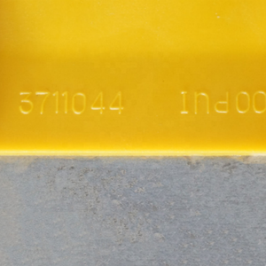 ECO3000 ECOC KM3719606 3711044 Plaque de peignes en plastique jaune recouverte d'aluminium pour escalier roulant CTR 198*180*99mm 22 dents Pièces de rechange pour escalier roulant - Product Image 5