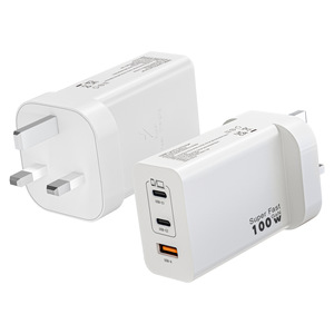 Cargador rápido multipuerto GaN de alta potencia de 100W, estándar del Reino Unido, compatible con Apple iPhone 16, teléfonos Samsung y portátiles Samsung. - Product Image 5