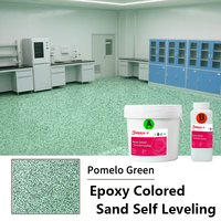 Revêtement de sol en époxy métallique auto-nivelant, peinture époxy liquide 3D, effet marbre durable, antidérapant pour garage, usine