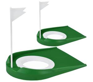 Coppa da Putting Portatile con Bandiera, Ausilio per l'Allenamento del Golf, Adatta per Putting Indoor e Outdoor, Giochi per Bambini - Product Image 2