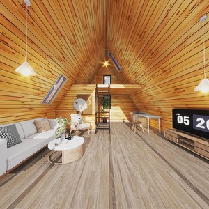 Casa in Legno Prefabbricata Pronta all'Uso Design Moderno Ecologico Impermeabile Caratteristiche Appartamento Prefabbricato Villa <span class=keywords><strong>Vacanze</strong></span> in Vendita <span class=keywords><strong>Case</strong></span> Triangolari - Product Image 6