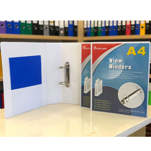 OU Nan tùy chỉnh A4 PVC thư mục với d-loại lỗ Clip thu thập dữ liệu giấy chất kết dính cho nộp hồ sơ sản phẩm - Product Image 2