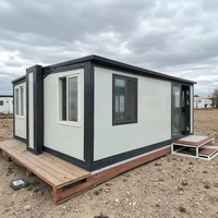 Clinique médicale mobile pour zones éloignées, structure en acier modulaire sanitaire préfabriquée, maison conteneur extensible