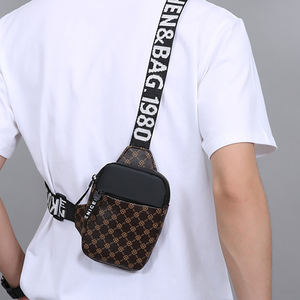 กระเป๋าคาดอกแบบสะพายข้างสำหรับผู้หญิง ลายไนลอนสีดำขนาดเล็ก สไตล์สปอร์ตกลางแจ้ง ใส่โทรศัพท์มือถือ ขายดี - Product Image 2