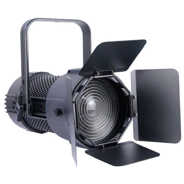 High Quality Modern Bi-Color Dimmable 100W COB LED Fresnellight with DMX-512 Control High CRI 95 for TV/Film Studio Lighting
