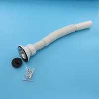 Connecteur de tuyau de vidange universel, siphon flexible, vidange, pour évier de cuisine et lavabo