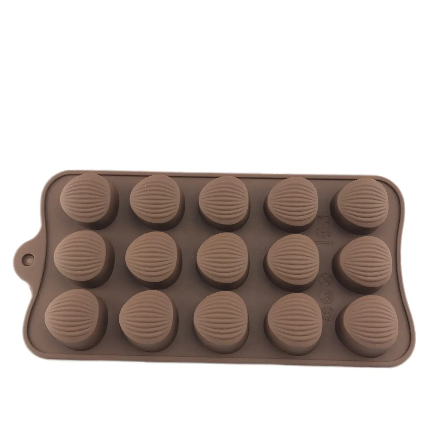 377 आकार के चॉकलेट कैंडी मोल्ड्स फोंडेंट मेकिंग पैन खाद्य-ग्रेड शैल सिलिकॉन मोल्ड की आपूर्ति करता है